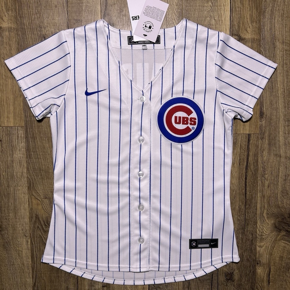 NWT Chicago Cubs Dansby Swanson Nike MLB Baseball Jersey Women's S $135